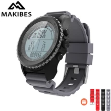 Дешевые Оригинальный Makibes G07 IP68 водостойкой gps Смарт спортивные часы Bluetooth здоровья трекер Smart часы динамический монитор сердечного ритма