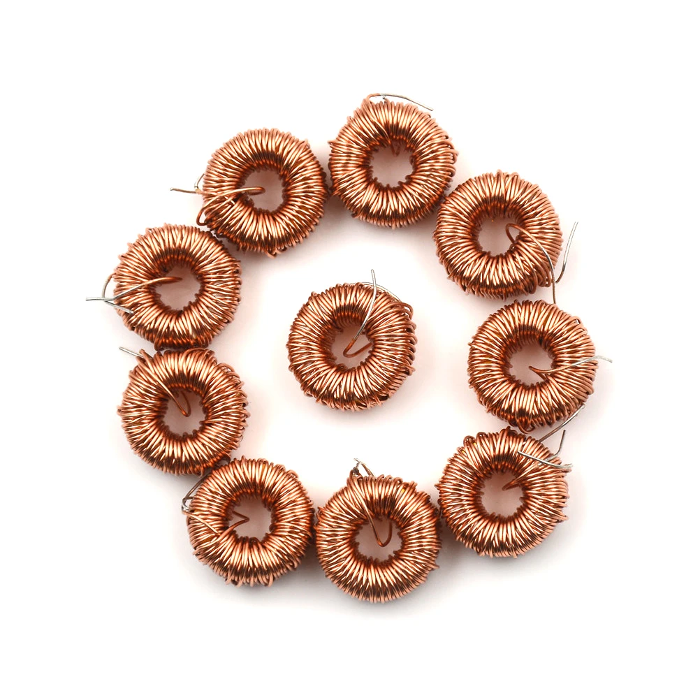 10Pcs Magnetic Inductance Wire Wound Coil 470UH 3A Toroidal Inductor for LM2596 Toroid Core Inductor