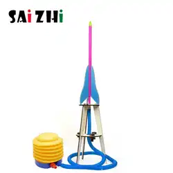 Saizhi DIY стебель игрушки для детей физический научный эксперимент творчество обучение обучающая игрушка набор DIY Air Rocket подарок