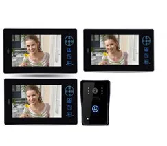 

2.4G Wireless 7"TFT Video Doorbell Intercom Door Phone+Outdoor Camera System