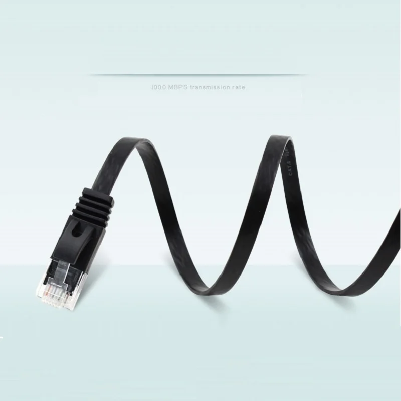 0.5M 2FT Pure copper wire CAT6 Flat UTP Ethernet Network Cable RJ45 Patch LAN cable black white color 0.5M 2FT Pure copper wire CAT6 Flat UTP Ethernet Network Cable RJ45 Patch LAN cable black white color