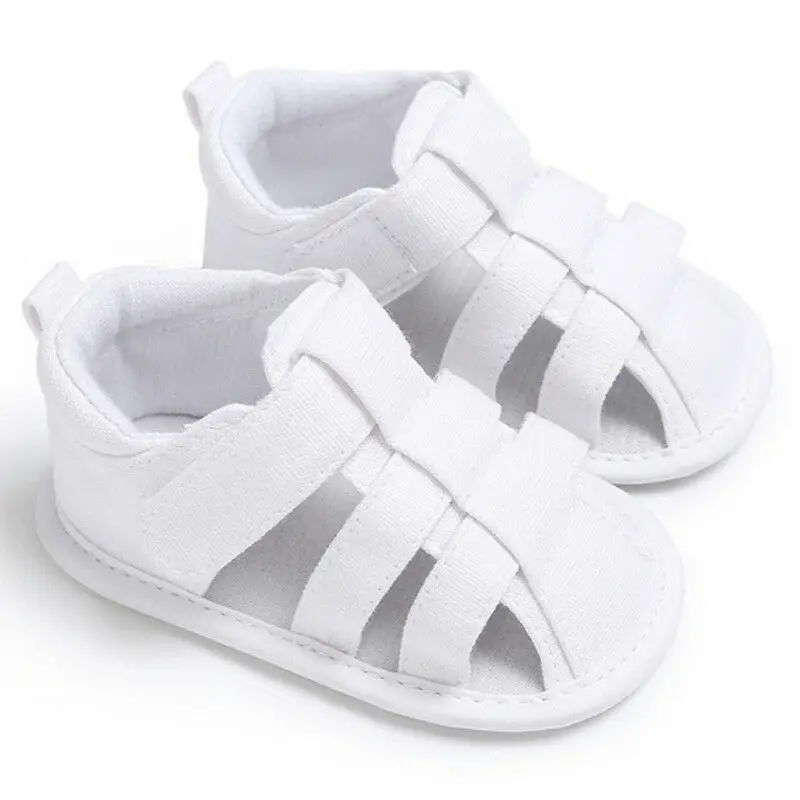 Детские сандалии для маленьких мальчиков летние парусиновые на мягкой подошве сандалии для младенцев Нескользящие сандалии для новорожденных мальчиков модная повседневная детская обувь