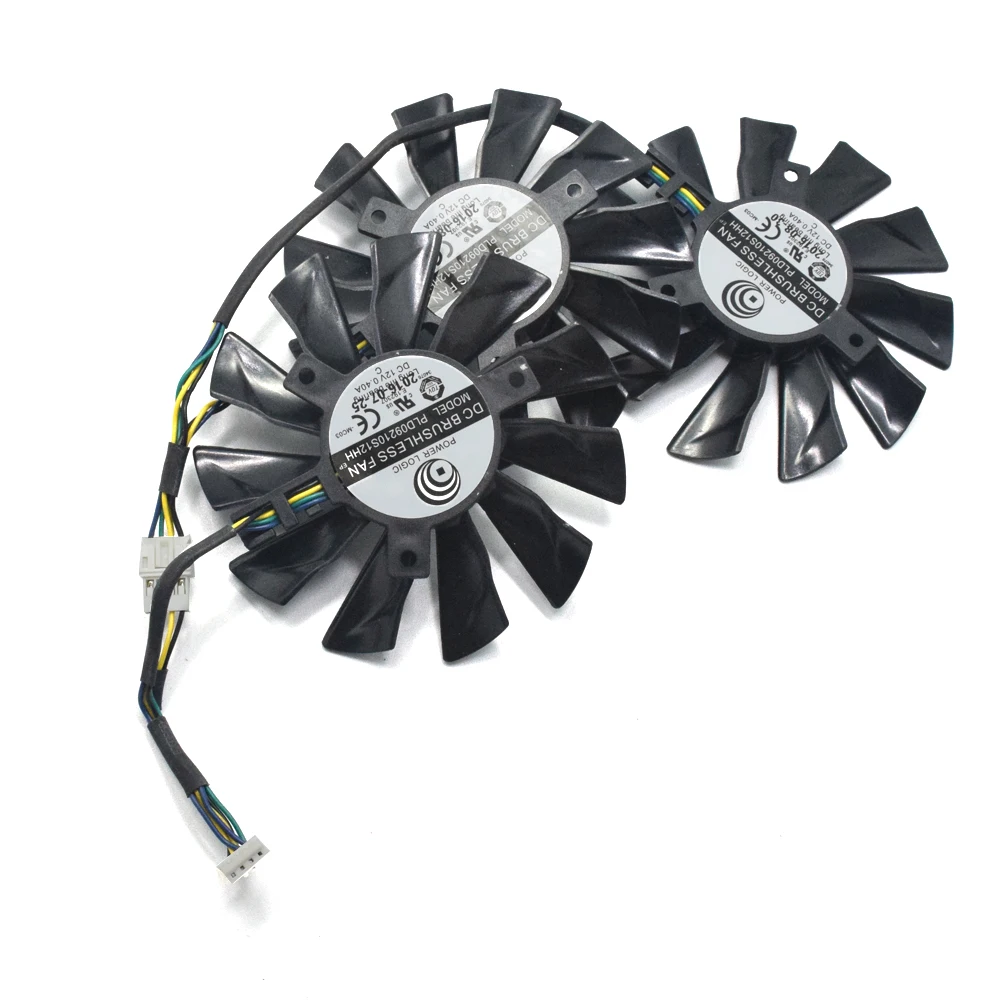 Охлаждающий вентилятор 87 мм PLD09210S12HH 0 4a заменяемый для видеокарт MSI GeForce GTX 1070 1060 1080
