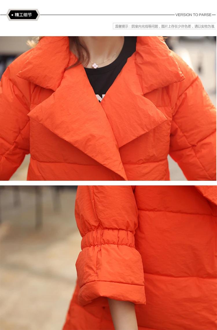YASUGUOJI, новинка, модное одноцветное двубортное зимнее пальто для женщин, плотная теплая куртка с хлопковой подкладкой, Женская парка MF15