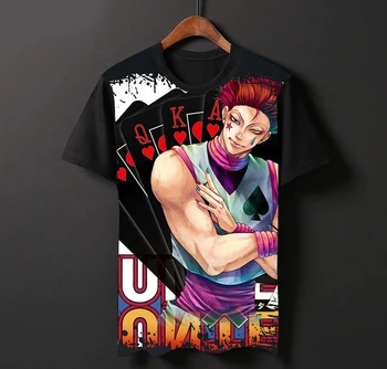 

[XHTWCY] Hunter X Hunter Mens & Womens Design T Shirt GON FREECSS Cosplay T-shirt New Anime Kurapika T Shirt