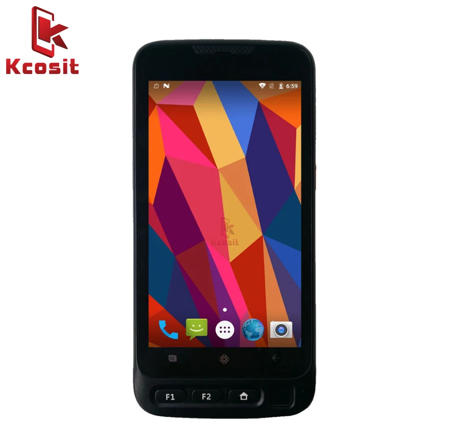 Промышленный ручной сканер штрих кодов PDA QR 1D 2D считыватель Android 4G сборщик