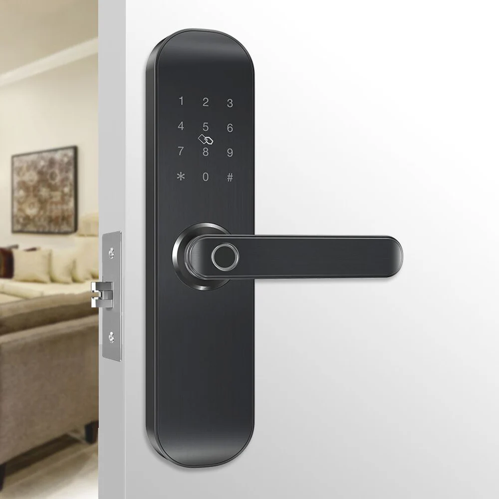 Tuya Smart Door Lock Digital Code Biometric Fingerprint Lock With