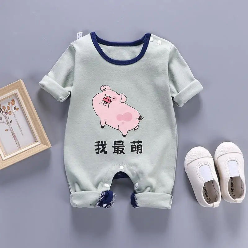 Брендовая Дизайнерская одежда для новорожденных; Комбинезон для маленьких девочек; комбинезон для маленьких мальчиков - Цвет: p15