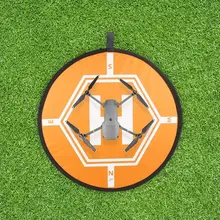 Радиоуправляемый Дрон Квадрокоптер быстро складывающийся светящийся парковочный фартук Складная посадочная площадка 80 см для DJI Mavic 2 Pro/Air Phantom 3 4 Inspire 1 2