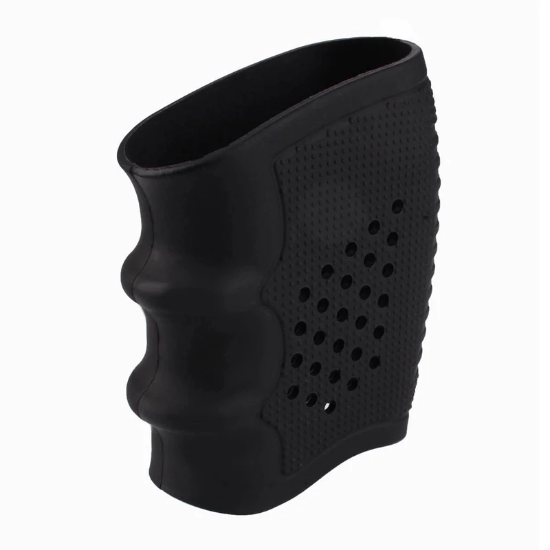 Tactical Pistol Stretch Rubber Grip Glove Cover Sleeve Anti Slip Compatible for Most of Glock Handguns Airsoft Hunting Accessories RL37-0029