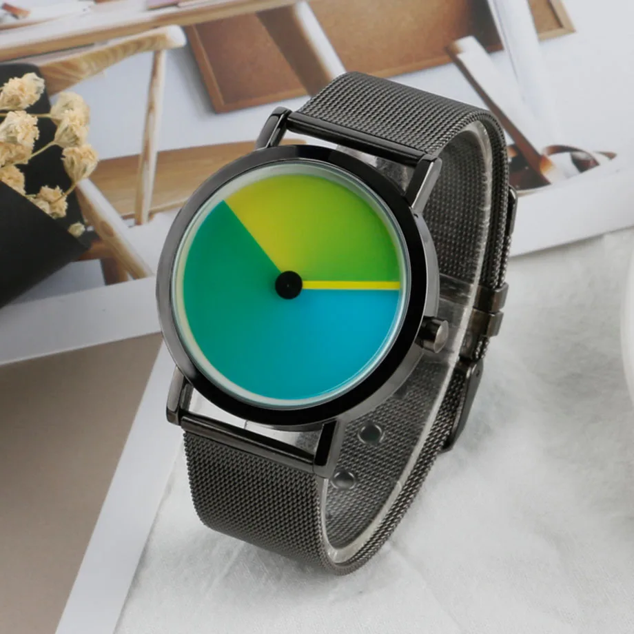 Unique Creative Rotation Women Watches 2017 Top Luxury Fashion ladies Aurora Quartz Wristwatch Stainless Steel Relogio Feminino (34)
