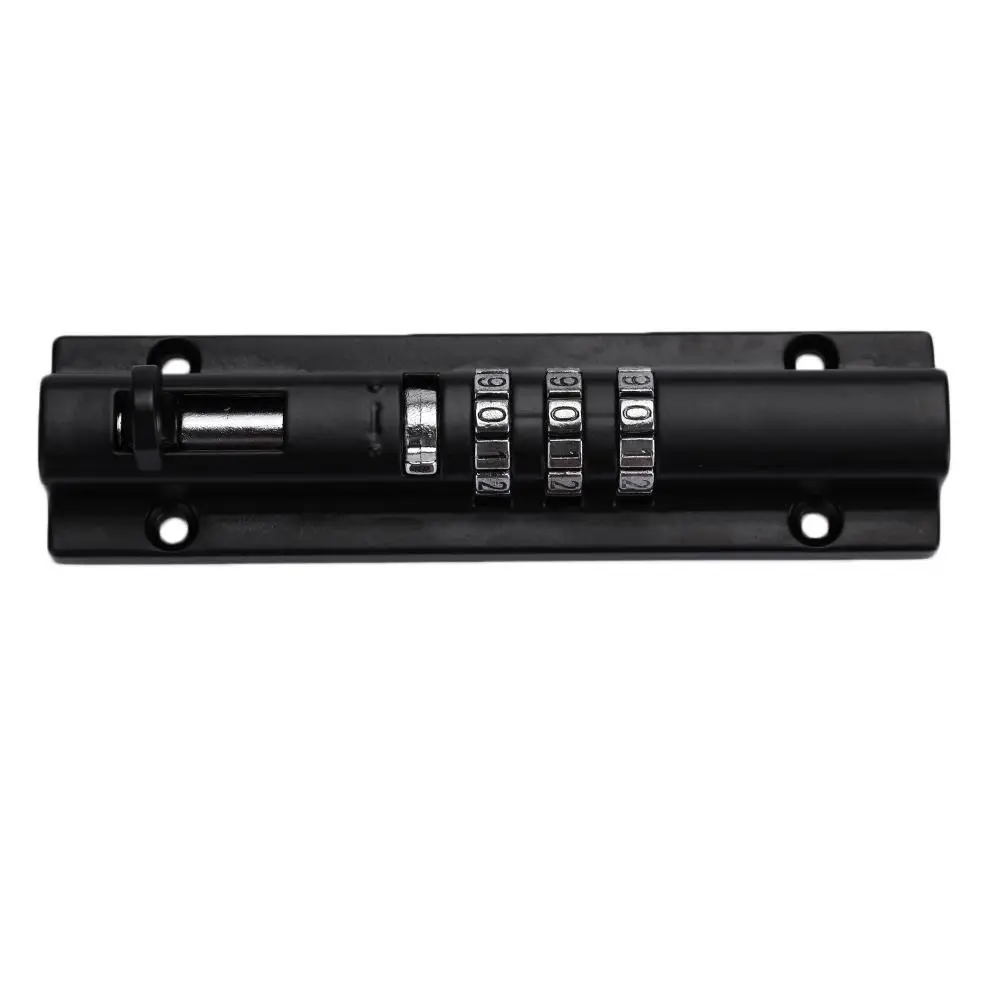 

Zinc Alloy Black Windows Latch Lock Practical Durable Sliding Lock Portable Garage Door Lock Door Bolt Cabinet