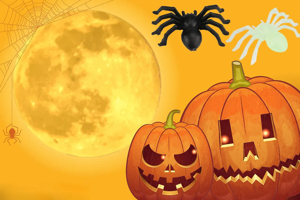 1 шт. Хэллоуин ужас пародия игрушечные пауки Пластик паук игрушка обман вечерние Хэллоуин, привидения дом Декор# K2