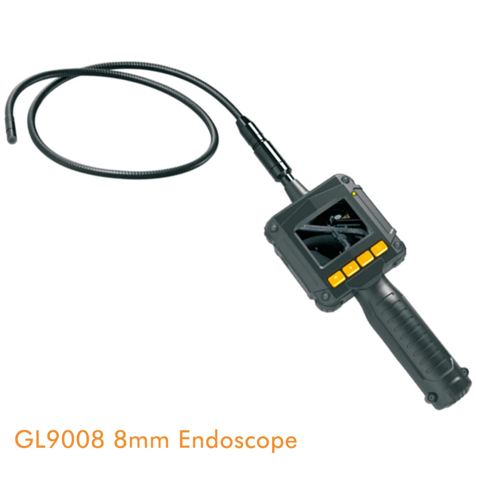 GL9008 8mm Endoscope IP67 Waterproof With Colorful LCD Monitor Camera Head Inspection AV Handheld CMOS GL9008 8mm Endoscope IP67 Waterproof With Colorful LCD Monitor Camera Head Inspection AV Handheld CMOS