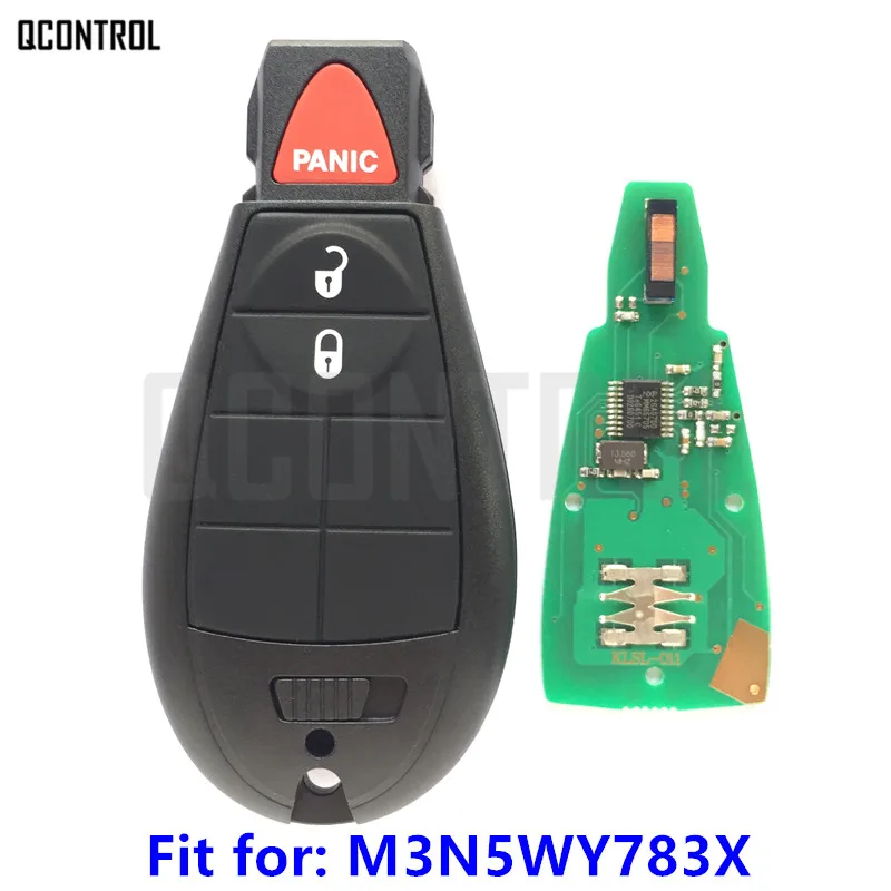 

QCONTROL Car Remote Smart Key for DODGE Charger Challenger Durango Grand Caravan Journey M3N5WY783X or IYZ-C01C