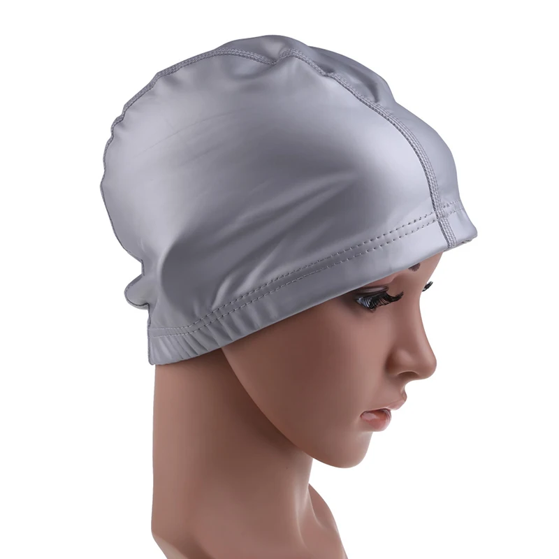 

Clearance Adults Comfortable Waterproof Flexible PU Coating Swimming Cap Cover Outdoor Sportswear Ear Protect Accessories