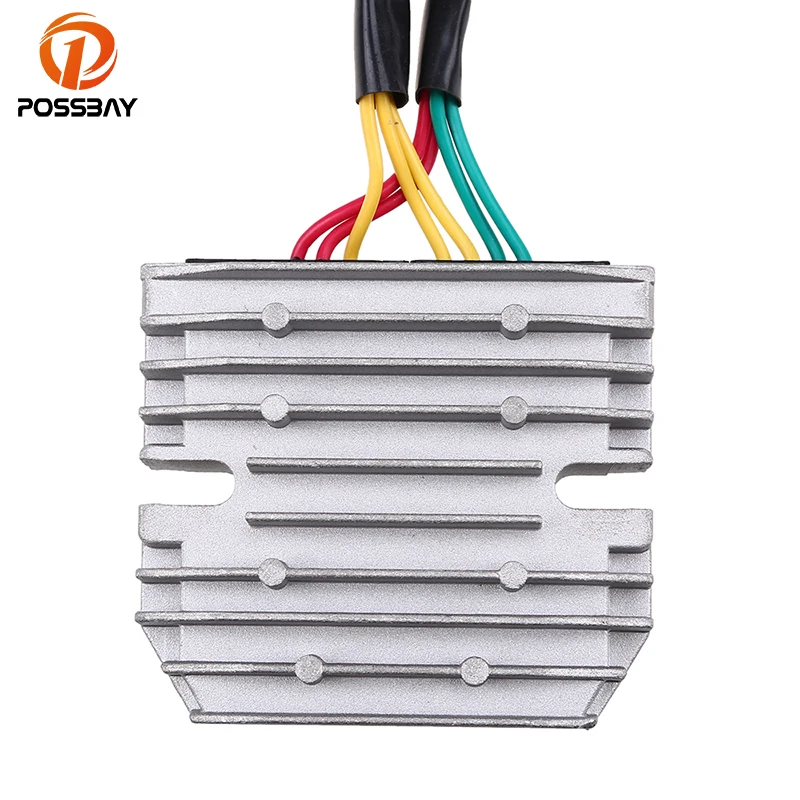 POSSBAY Motorcycle Metal Voltage Regulator Rectifier Fit for Suzuki GSXR 600 750 2006 2011 GSXR
