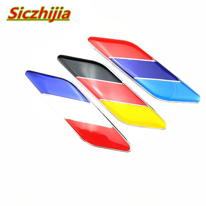 1 пара 3D стикер для автомобиля Италия Франция флаг знак Chevrolet Cruze TRAX Aveo Lova Sail EPICA