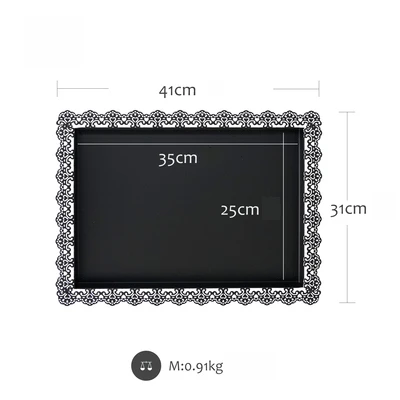 1 шт Черная подставка для торта и поднос для кексов с кружевным краем Инструменты для торта украшение дома десертный стол вечерние поставщики для хранения - Цвет: 3