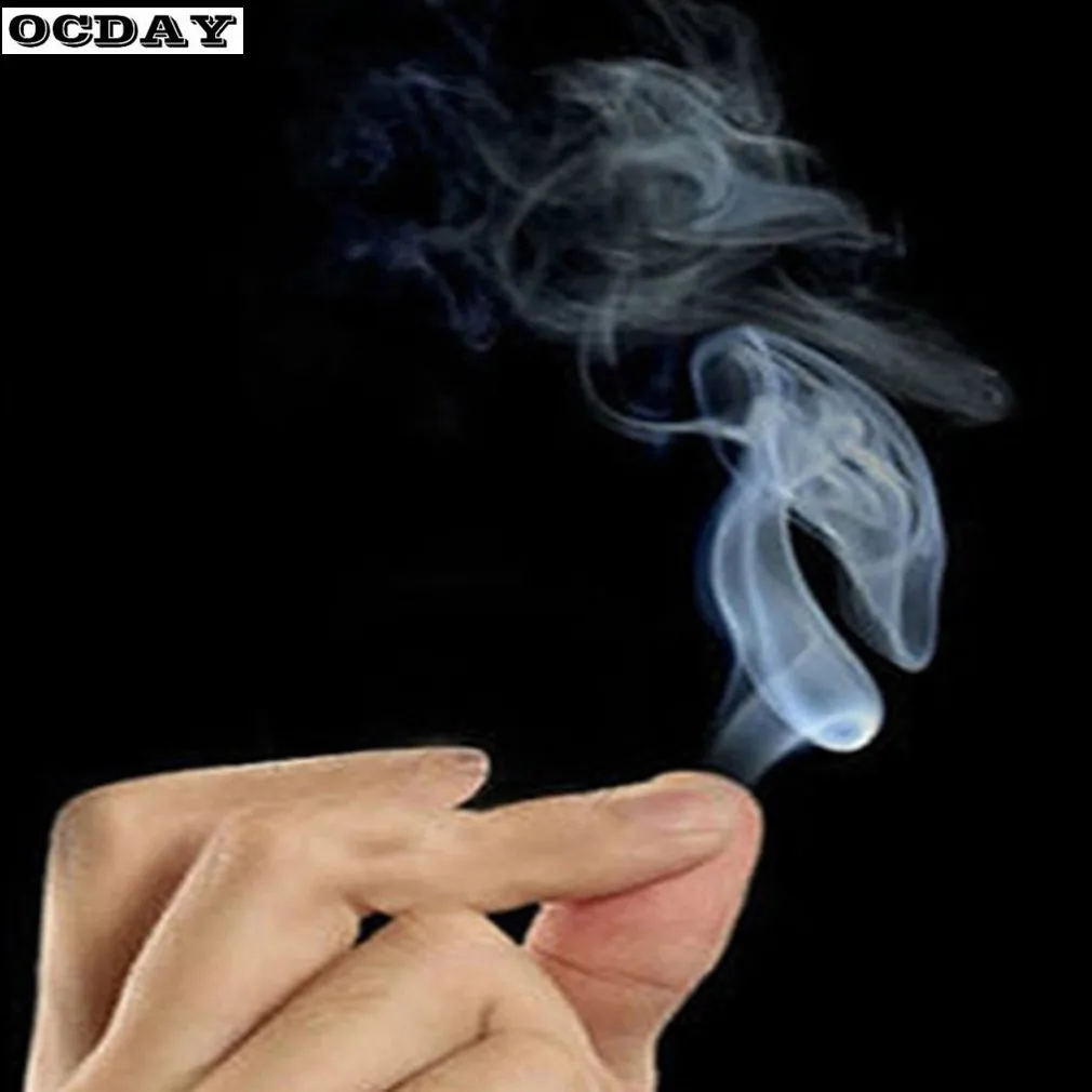 

OCDAY Magic Tricks Props Fantasy Finger Tips For Smoke Hell 10Pcs/Lot Close-Up Fingers Gimmick Props Magician Trick Accessories