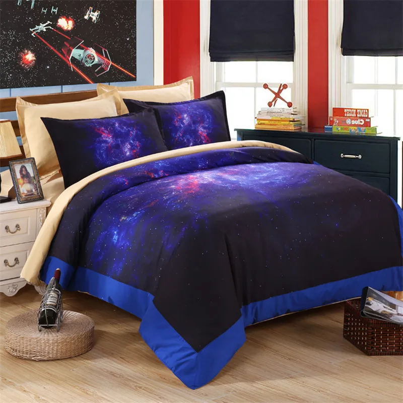 Buy EsyDream King Size Fashion Space Bedding Sets