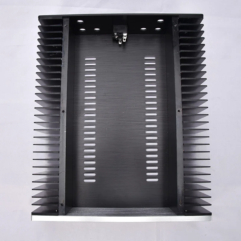 Tampa de alumínio para amplificador de potência, série brzhifi sx2607