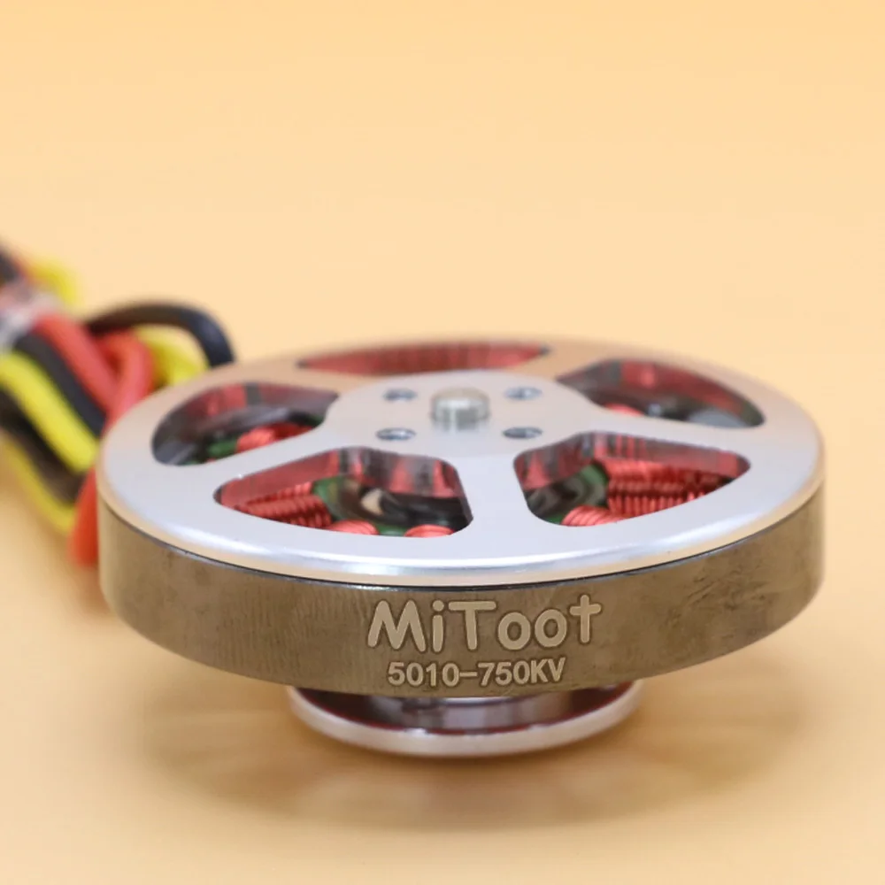 6 шт./лот Mitoot 5010 360KV/750kv высокий крутящий момент бесщеточный двигатель для ZD550 ZD850 850 Мультикоптер Квадрокоптер