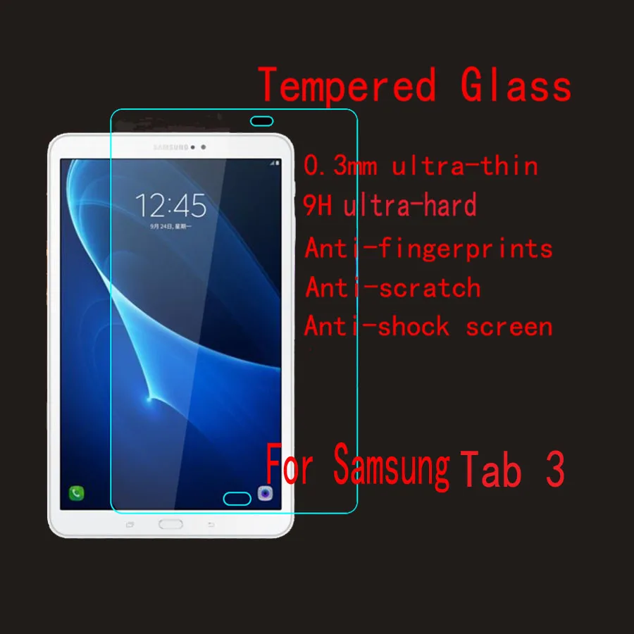 

FENGHEMEI Tempered Glass Protector For Samsung Tab 3 Lite T110 T116 T210 T211 T215 T310 T311 P5200 10.1" With free shipping