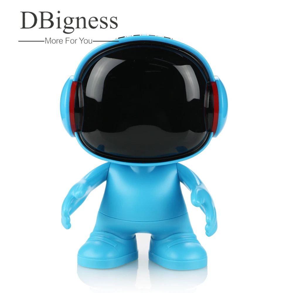 Bluetooth Колонка Dbigness мультяшный робот портативный беспроводной бумбокс мини