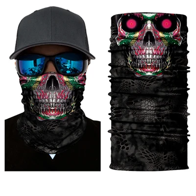 BJMOTO мотоциклетная Байкерская маска для лица маска Балаклава маска призрак маска Мотокросс мото шарф фестиваль подарок на день рождения - Цвет: Style 8 Face Mask