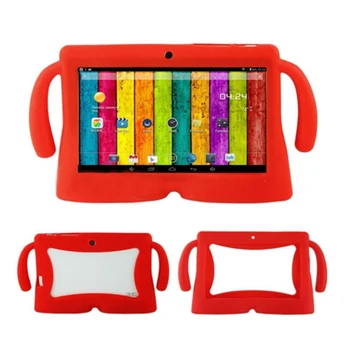 

7 Inch Soft Silicone Gel Cover Case For Q88 Android Kids Children Tablet PC A13 Red