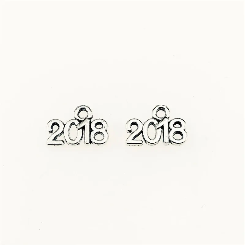 50 шт./Лот 9 мм * 13 посеребренные металлические подвески с цифрами|charms for jewelry|charms