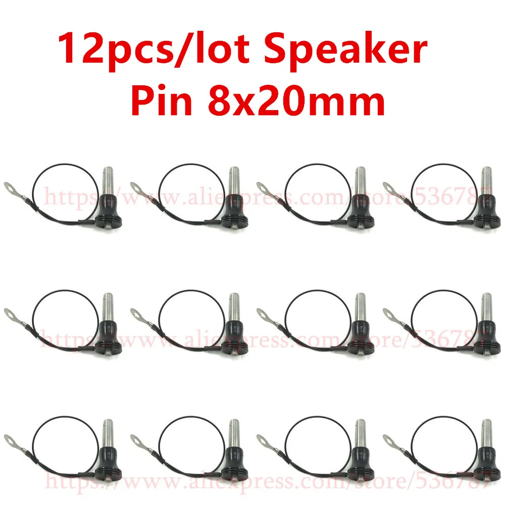 12 шт/лот профессиональный аудио линейный массив аксессуары штекер динамика 8x20 мм Y0820 для сабвуфера DJ миксер консольная часть монитора НЧ-динамик