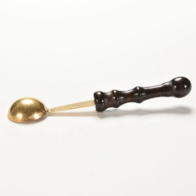 Wax Stamp Sealing Wax Spoon Vintage Wood Handle Sealing Wax Spoon Anti