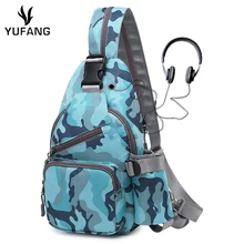 Yufang модный нагрудный пакет сумка через плечо Повседневный дорожный рюкзак; нагрудная сумка маленькие сумки на лямках для женщин и мужчин наплечный рюкзак 2018new