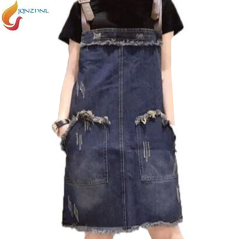 purple overalls skirt