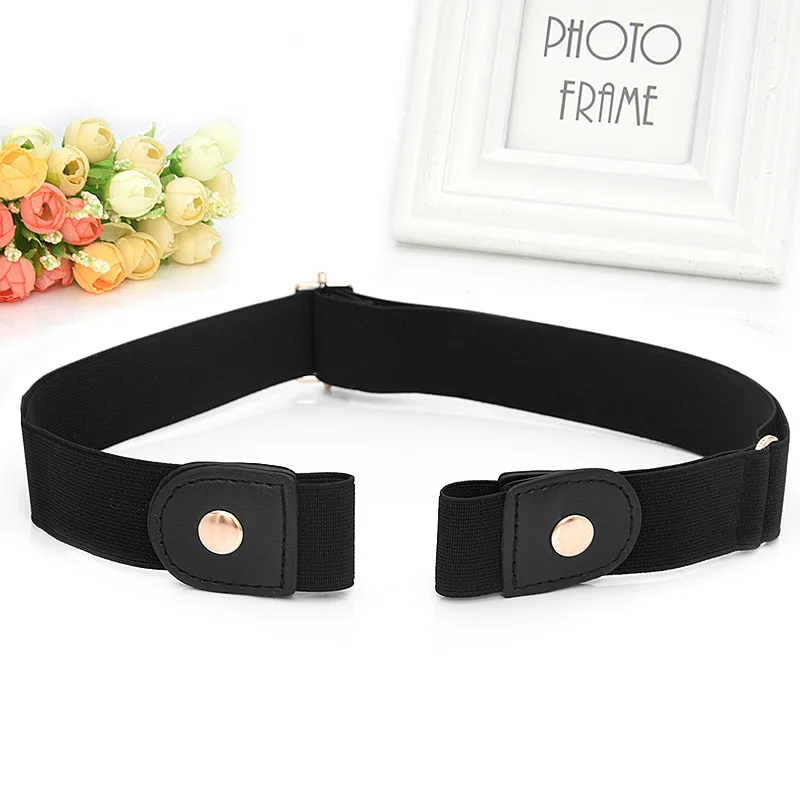 

Buckle Free Women Stretch Belt Plus Size No Buckle/Show Invisible Belt for Jeans Pants Dresses