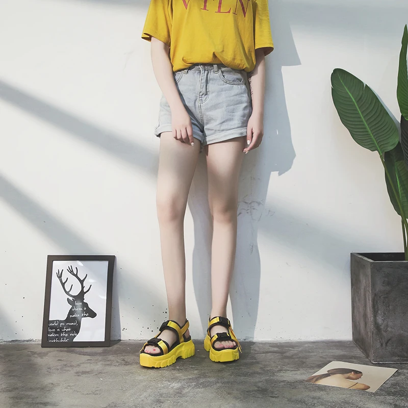 Zatsopan Chunky Sandals Women Buckle Platform Summer Shoes Woman Open Toe Casual Sandal Sandalias Mujer 2019 Sandale Plate Femme