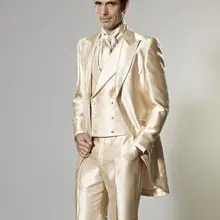 Пиджак в стиле ласточкин хвост с острым отворотом на одной пуговице, новейший дизайн пальто, брюки(куртка-брюки), костюм для мужчин на свадьбу, на заказ, модная одежда