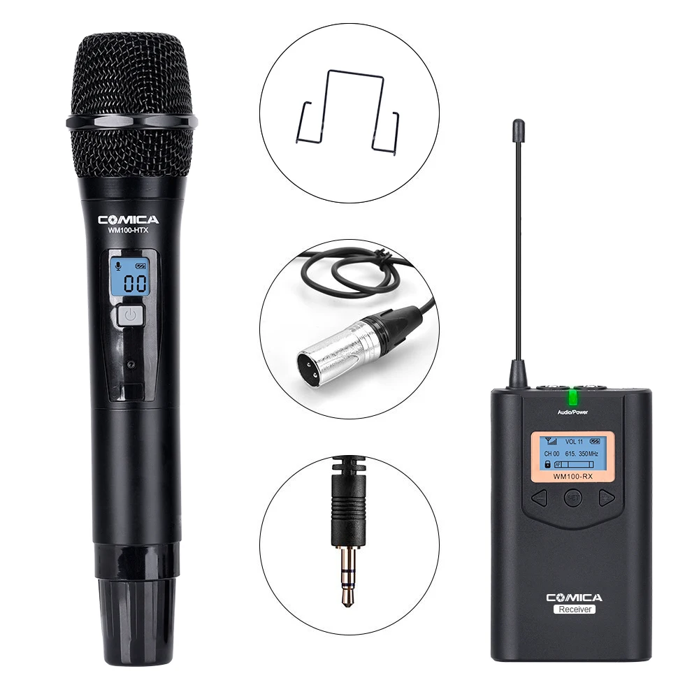 Comica CVM-WM100 H UHF 48 Channels Wireless