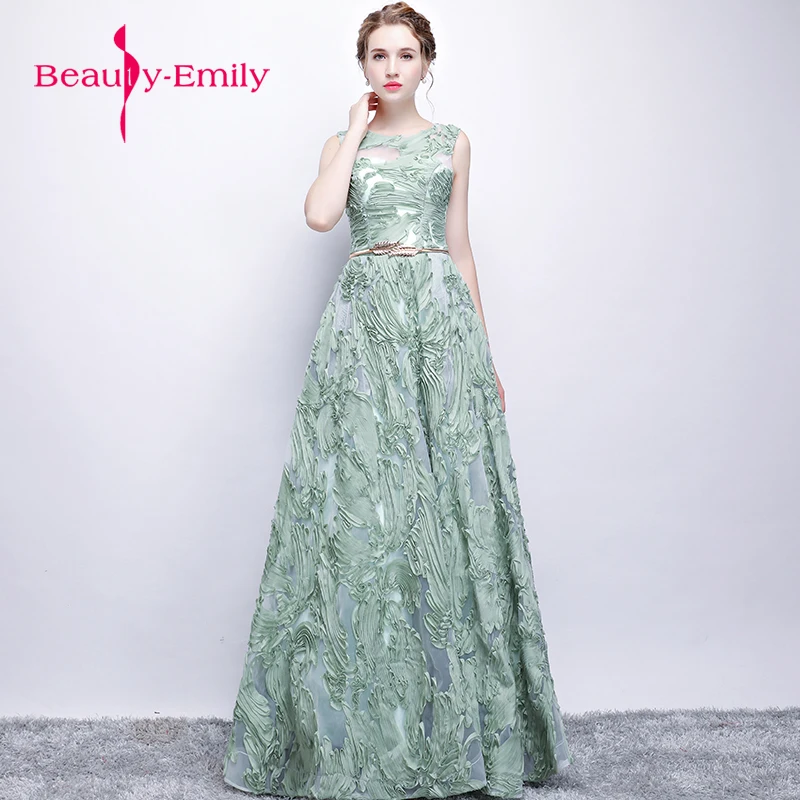 Fresh light green students party Evening Dress 2018 New prom gowns appliques homecoming dresses vestido longo para festa