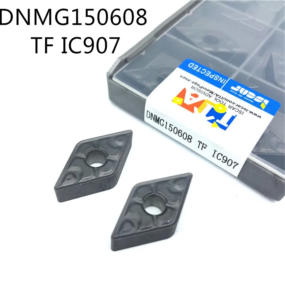 10 шт. DNMG150608 TF IC907 внешние инструменты токарные карбидные вставки токарный резец инструмент Tokarnyy поворота вставки