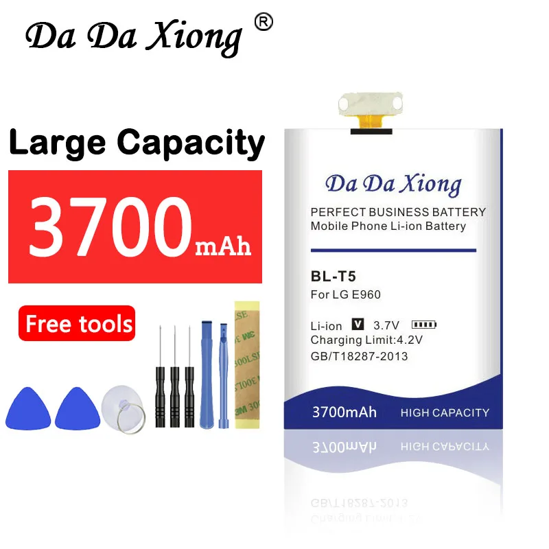 

Da Da Xiong 3700mAh BL-T5 Battery for LG Nexus 4 E960 E975 E973 F180 LS970 Optimus G E970