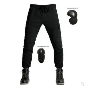 

New outdoor cycling pants men and women motorcycle slim jeans running pants