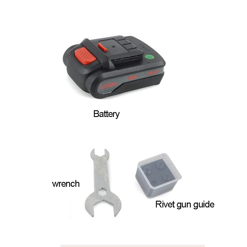 2019 NEW 14.4V portable cordless electric rivet gun rechargeable riveter battery riveting tool pull rivet nut tool