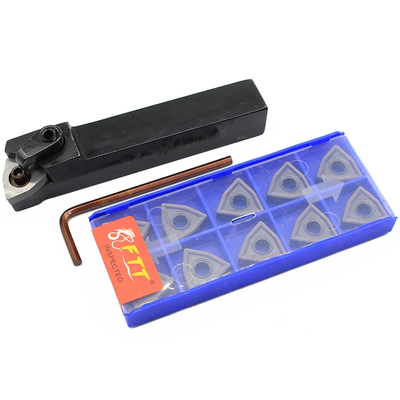 1 шт. MWLNR1616H08 + 10 WNMG080404 WNMG080408 WNMG080412 CNC инструмент лезвие токарный станок