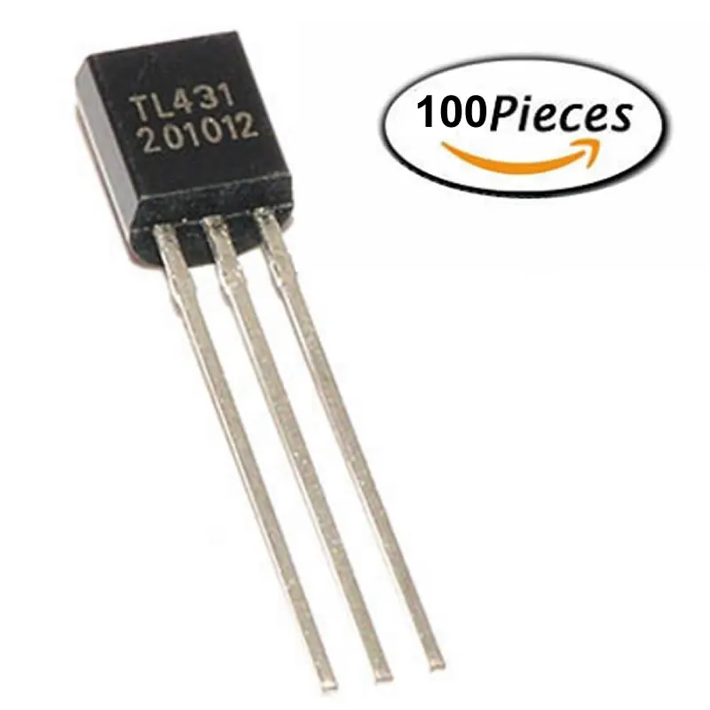 

MCIGICM 100pcs TL431 TL431A Adjustable Precision Shunt Regulators TO-92