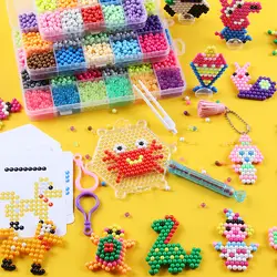 Бусины Красочные пластиковые Diy Водный туман Волшебная креативная Головоломка Детские развивающие игрушки Детские забавные игры подарки