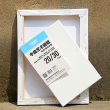 Трансон 2 шт растягивается холст Чистый хлопок холст, пустой холст для масляной краски, акриловая краска Холст, тонкая текстура