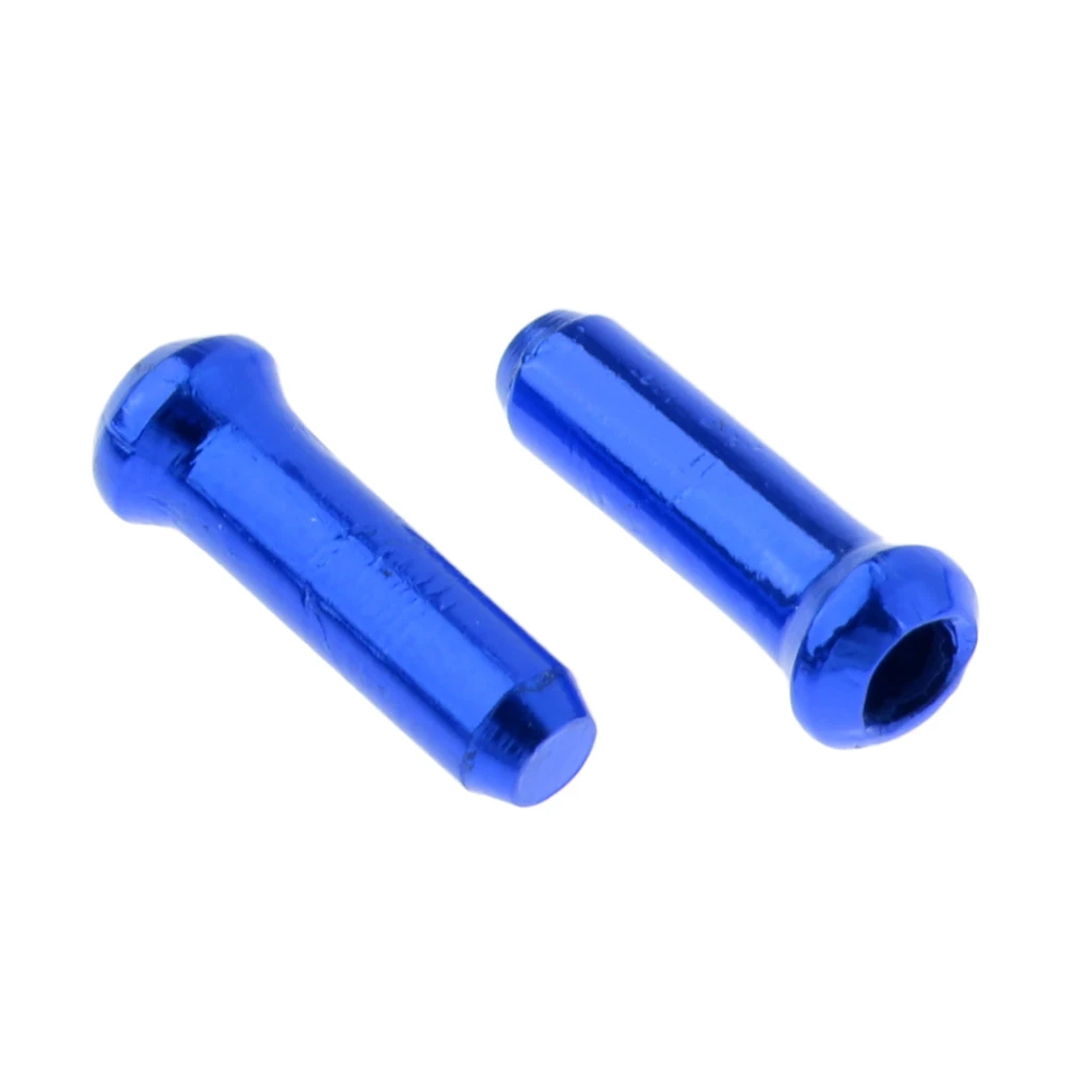 Pack of 500 Brake Cable Tips Alloy Wire End Crimps Length 11mm Road Mountain Bicycle Bike Brake Tips Shifter Bike Cable End Caps